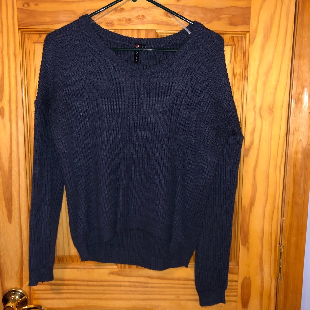 Navy blue sweater